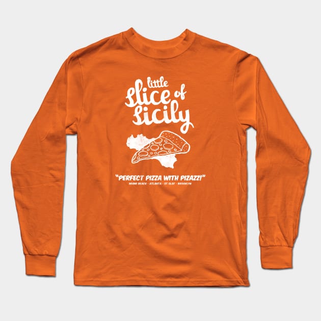 Little Slice of Sicily Long Sleeve T-Shirt by kevko76